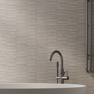 Стоун бежевая верх 01 керамическая плитка матовая светлая 30х60 см Gracia ceramica Stone beige wall 01 - 8шт 1.44м2