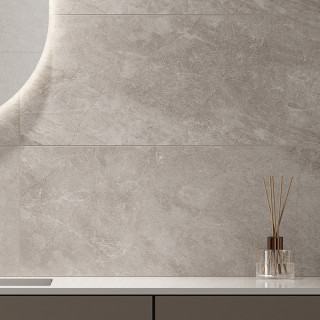 Стоун бежевая низ 02 керамическая плитка матовая темная 30х60 см Gracia ceramica Stone beige wall 02 - 8шт 1.44м2