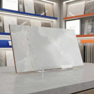Оникс серая низ 02 керамическая плитка глянцевая темная 30х60 см Gracia ceramica Onice grey wall 02 - 8шт 1.44м2