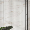Каррара голд глянец низ 02 керамическая плитка с рисунком 30х60 см Gracia ceramica Carrara grey gold wall 08 - 8шт 1.44м2