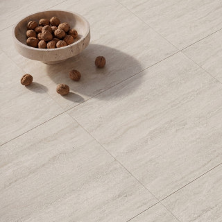 Травертин бежевый КГ 60х60 см керамогранит матовый Gracia ceramica Travertine beige PG - 4шт 1.44м2