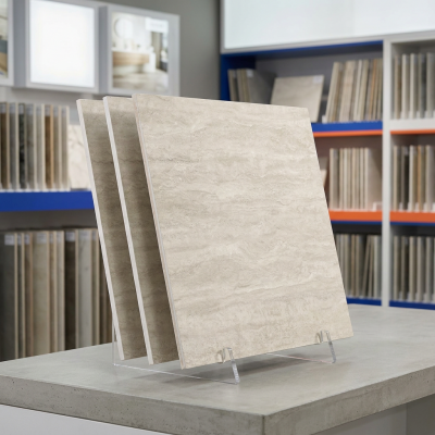 Травертин бежевый КГ 60х60 см керамогранит матовый Gracia ceramica Travertine beige PG - 4шт 1.44м2